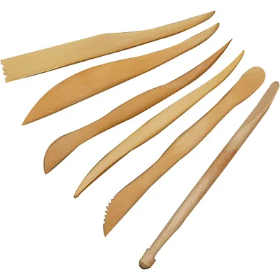 Image de Modelleer Gereedschapset Hout, 6dlg.