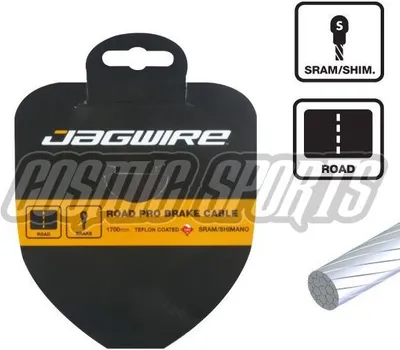 Produktbild von Jagwire 96SG2000 Road Brake Cable - Slick Galvanized - 1.5X2000mm - SRAM/Shimano