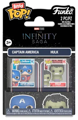 Produktbild von Funko Bitty Captain America & Hulk Figur Kinder One Size