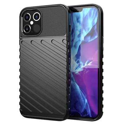 Obrázek produktu pro Odolné TPU pouzdro pro iPhone 12 Pro Max - Černá KP24601