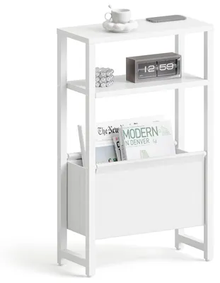 Imagen del producto de Mesa auxiliar - 3 estantes - 18 cm de ancho - Blanca