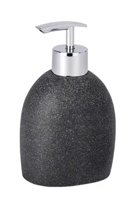 Produktbild von WENKO Seifen Spender Flüssig 295ml nachfüllbar Dosierer Lotion Puro Grau Bad WC
