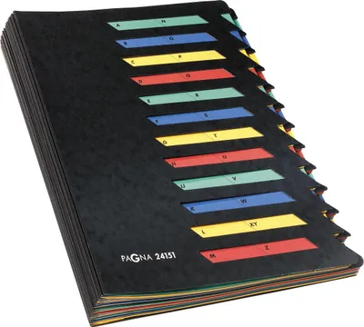 Produktbild von Pagna Deskorganizer Classic (Sammelmappe, 24 Fächer, A-Z) schwarz