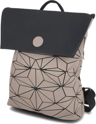 Produktbild von Rieker Damen Rucksack Citypack Daypack Beige Schwarz Synthetik