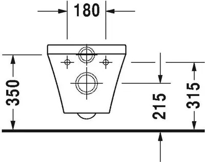 Image de Pack WC suspendu Duravit DuraStyle - cuvette Rimless Compact + abattant frein de chute