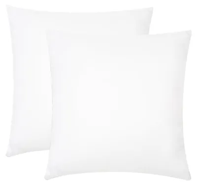 Imagen del producto de TRANKIELO® - Funda de cojín 50 x 50 cm - Juego de 2 - Microfibra - Transpirable y suave - Cierre con cremallera