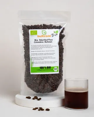 Zdjęcie produktu dla 500 g ekologicznej kawy mielonej "Colombia Röst"