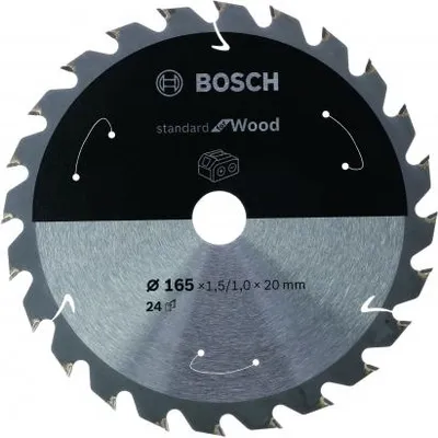Image de Lame de scie circulaire BOSCH STD Bois Ø 165x20x48T - 2608837687