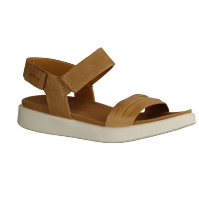 Imagen del producto de Sandalias para mujer Ecco FLOWT, estilo con tiras, color marrón, para uso casual, nuevas
