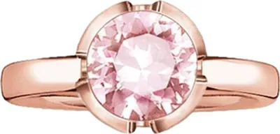 Produktbild von TR2034-540-9-54 Ring rosa Zirkonia rosè vergoldet TR2034-540-9 Thomas Sabo