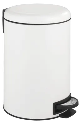 Produktbild von WENKO Treteimer Leman Easy Close Weiß 12 L