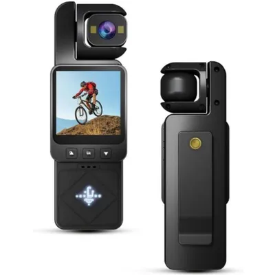 Produktbild von Mini Action Cam – WiFi Kamera – 1080p tragbare Actionkamera – Bodycam – Motorrad Actioncam für Vlogging, Sport & Outdoor – mit 360°-Objektiv