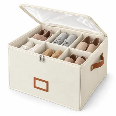 Produktbild von Kompakter Schuhorganizer, Schuhschrank Organizer aus Oxford-Gewebe