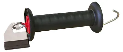 Immagine prodotto di AKO Torgriff Premium schwarz, Litzclip 20?mm, Federzugbegrenzung, Weidezubehör