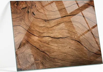 Produktbild von Bedruckte Glas Tischplatte 100x70 cm – Glasplatte mit Motiv – Esstischplatte bedruckt – Sicherheitsglas mit Druck – Tischplatte Ersatz – pflegeleicht – modern – dekorativ – Motivglas – Glastisch modern – Glasplatte Kunst – Glastischplatte Nachbildung –  Natürliche Holzmaserung