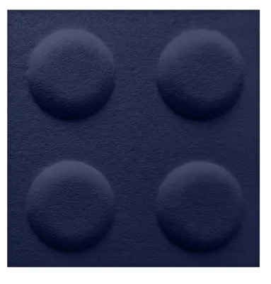 Produktbild von FOLTE 3D Wandpaneele 30x30 cm Filz - Blöcke, Kinderzimmer, marineblau Farbe