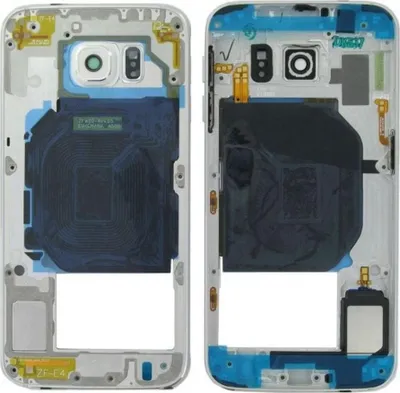 Produktbild von Samsung Galaxy S6 Mittelrahmen - Weiß