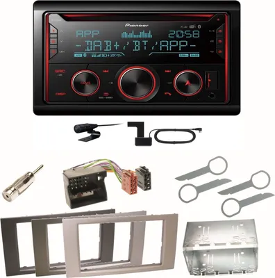 Produktbild von Pioneer FH-S820DAB DAB+ Bluetooth Einbauset für Ford Focus C-Max Fiesta Transit