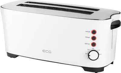 Produktbild von ECG ST 13730 | Toster | 4 kromki tostów | Funkcja rozmrażania | Funkcja odgrzewania | 1350 W | biały |