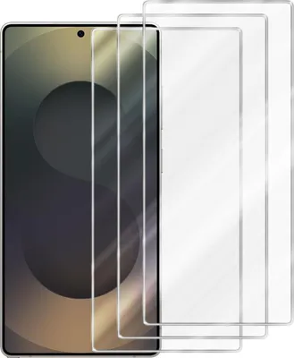 Image de Cadorabo 3x verre de protection blindé pour Samsung Galaxy S25 Ultra 3 pièces de film de protection en Ultra-Clair Housse amicale - Verre trempé (Tempered) film de protection anti-rayures en 9H de dureté
