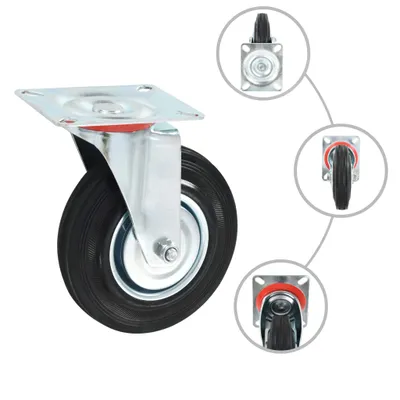 Produktbild von vidaXL Lenkrollen 4 Stk. 125 mm