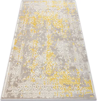 Produktbild von Teppich CORE 3807 Ornament Vintage - Strukturell, zwei Ebenen aus Vlies, beige / gold Gelb 160x220 cm