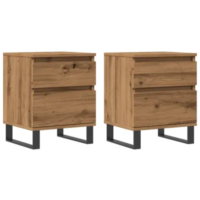 Obrázok produktu pre vidaXL Nočné stolíky 2 ks. Artisan dub 40x35x50 cm materiál na báze dreva