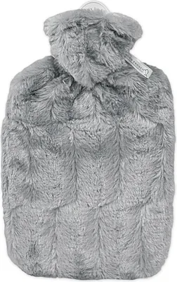 Immagine prodotto di HUGO FROSCH Borraccia classica con rivestimento in pile ad alto spessore da 1,8 litri, grigio