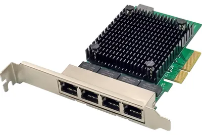 Produktbild von DIGITUS Netzwerkkarte 4Port RJ45 RTL8125B 2,5GBits ServerNIC
