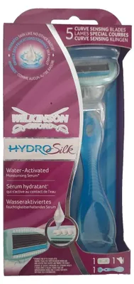 Immagine prodotto di Wilkinson Sword Hydro Silk, rasoio per donna + 1 testina di ricambio, confezione originale