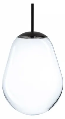 Obrázok produktu pre Sklenené čierne tienidlo závesnej lampy v tvare hrušky 43,5 cm Nowodvorski PEAR