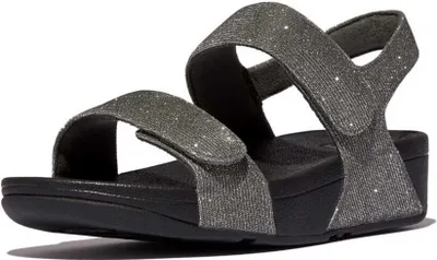 Produktbild von Fitflop Lulu Adjustable Shimmerlux Sandalen Grau EU 40 Frau Grau EU 40
