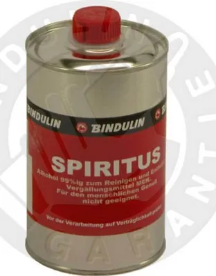 Produktbild von Spiritus 99 % 500 ml Flasche Alkohol zum Reinigen und Entfetten inkl. Microfasertuch (100% Polyester) zum Auftragen