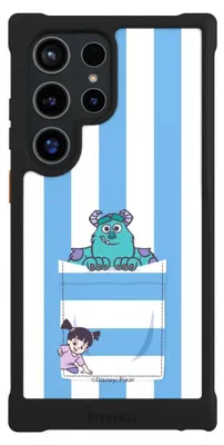 Produktbild von NIVOCASE Hülle für Samsung Galaxy S24 Ultra  Stoßfeste Handyhülle NIVOmax Case Schwarz Disney Pixar Fanartikel Die Monster AG