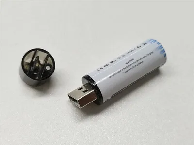Produktbild von 2X AA Li-Ionen Mignon Akku 3600mWh 1.5V mit eingebautem USB Schnellladung über USB-Port 100% umweltfreundlich in*heit*
