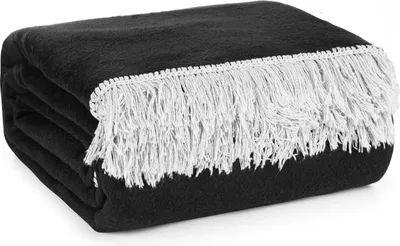 Produktbild von Eurofirany Decke Wohndecke Sofadecke Acryl 29 C 220x240 cm cm silber schwarz