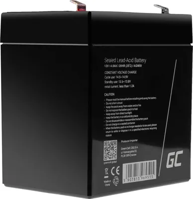 Produktbild von Green Cell® AGM 12V 4Ah Akku VRLA Blei-Batterie Bleiakku Ersatzakku Gelakku Akkubatterie Zyklenfest Unbemannt Spielzeug | Elektro Spielzeug| Alarm | Notstrom | Kinderfahrzeuge| Kinder-Quad