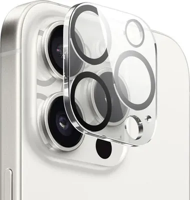 Produktbild von Crong Lens Shield - Kamera- und Objektivglas für iPhone 15 Pro / iPhone 15 Pro Max