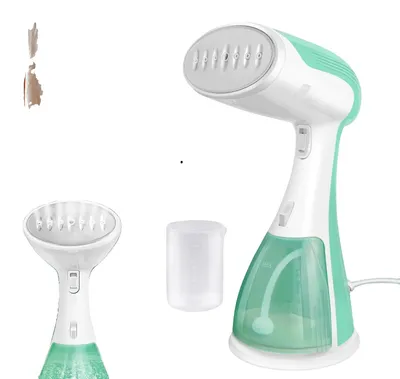 Image de Vaporisateur pour vêtements, puissance de 1500W, capacité de 300 ml, débit de vapeur de 27 g/min, temps de chauffe de 30 secondes, poids de 0,9 kg