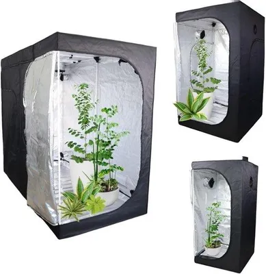 Produktbild von Famanu Indoor Growbox für Hydrokultur - reflektierendes Mylar, wasserdicht, mit abnehmbaren Boden
