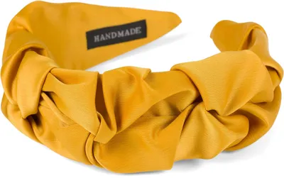 Produktbild von styleBREAKER Damen Haarreif mit schimmernder geflochtener Oberfläche in Rüschen Optik, Haarband, Haarschmuck 04027035