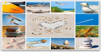 Produktbild von Tulup Leinwand-Bilder 120x60 Wandbild Canvas Kunstdruck Meer Strand Landschaft
