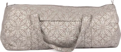Produktbild von Maharaja Collection: Gemusterte Hot Yoga Bag Raja, taupe/silber