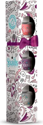 Obrázok produktu pre SNAILS Mini hudobná sada lakov na nechty 3 kusy sivá ružová
