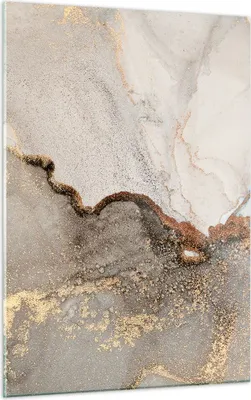 Produktbild von Bilder auf glas - Einteilig - Stein Sand Abstraktion - 50x70cm - Glasbilder - Wandbilder - Bilder - zum Aufhängen bereit - Wanddekoration aus Glas - Glas Bilder - Wandbild auf Glas - GPA50x70-4778