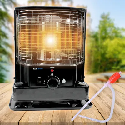 Produktbild von Bluecraft Petroleumofen mit Handpumpe Petroleum Camping-Heizung Heiz-Ofen Docht
