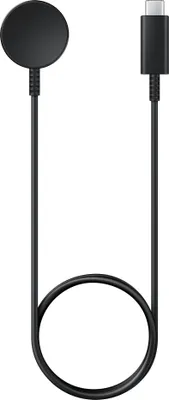 Obrázok produktu pre Rýchla bezdrôtová nabíjačka Samsung pre hodinky Samsung Galaxy Watch 3, 4, 5, Galaxy Active, Active 2, čierna, (EP-OR900BBEGWW)