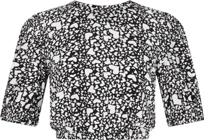 Produktbild von VANJA damen bluse - schwarz weiss, M