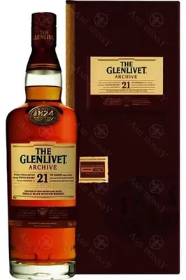 Obrázok produktu pre The Glenlivet 21 Years Old THE SAMPLE ROOM COLLECTION Jednosladová škótska whisky 43% obj. 0,7l v škatuli