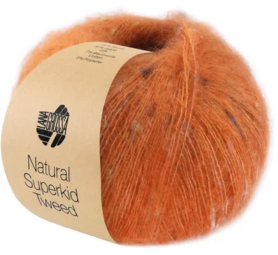 Produktbild von Lana Grossa - Natural Superkid Tweed 0611 rostorange